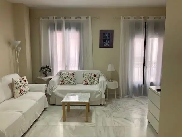Sala d'estar de Apartament de lloguer en Triana