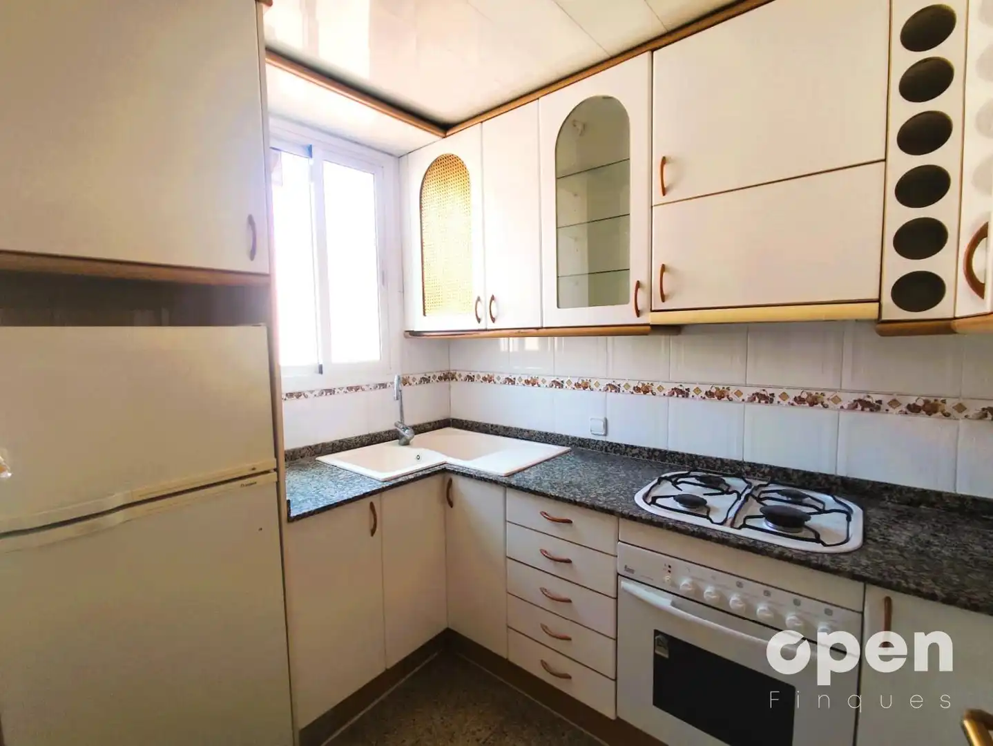 Kitchen of Flat for sale in Terrassa  with Heating and Terrace