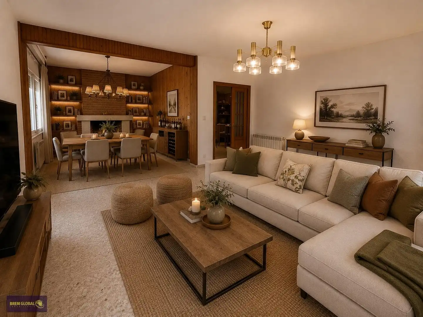 Sala de estar de Casa o chalet en venta en Buitrago del Lozoya con Calefacción, Jardín privado y Trastero