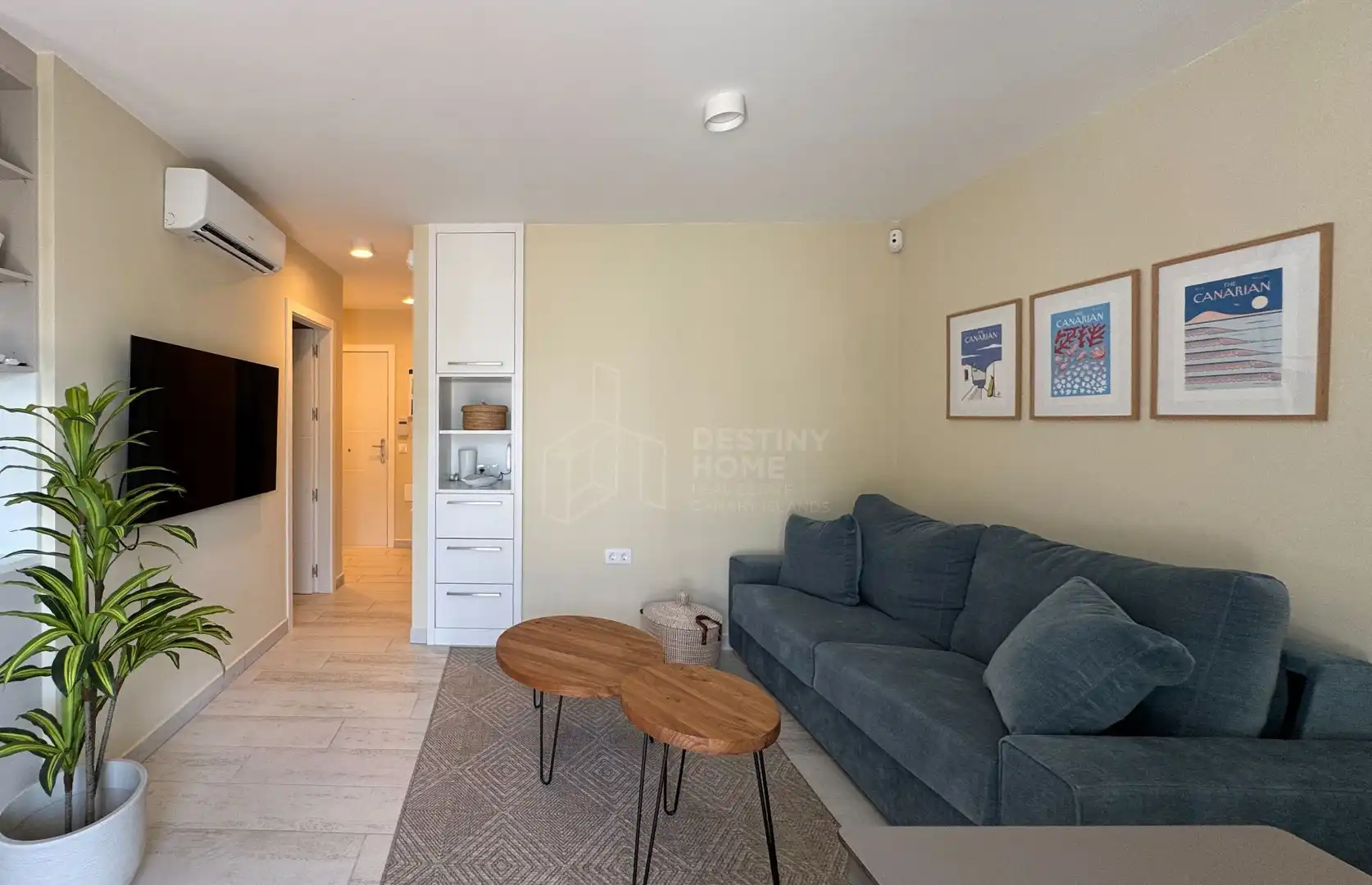 Sala de estar de Apartamento de alquiler en La Oliva con Terraza
