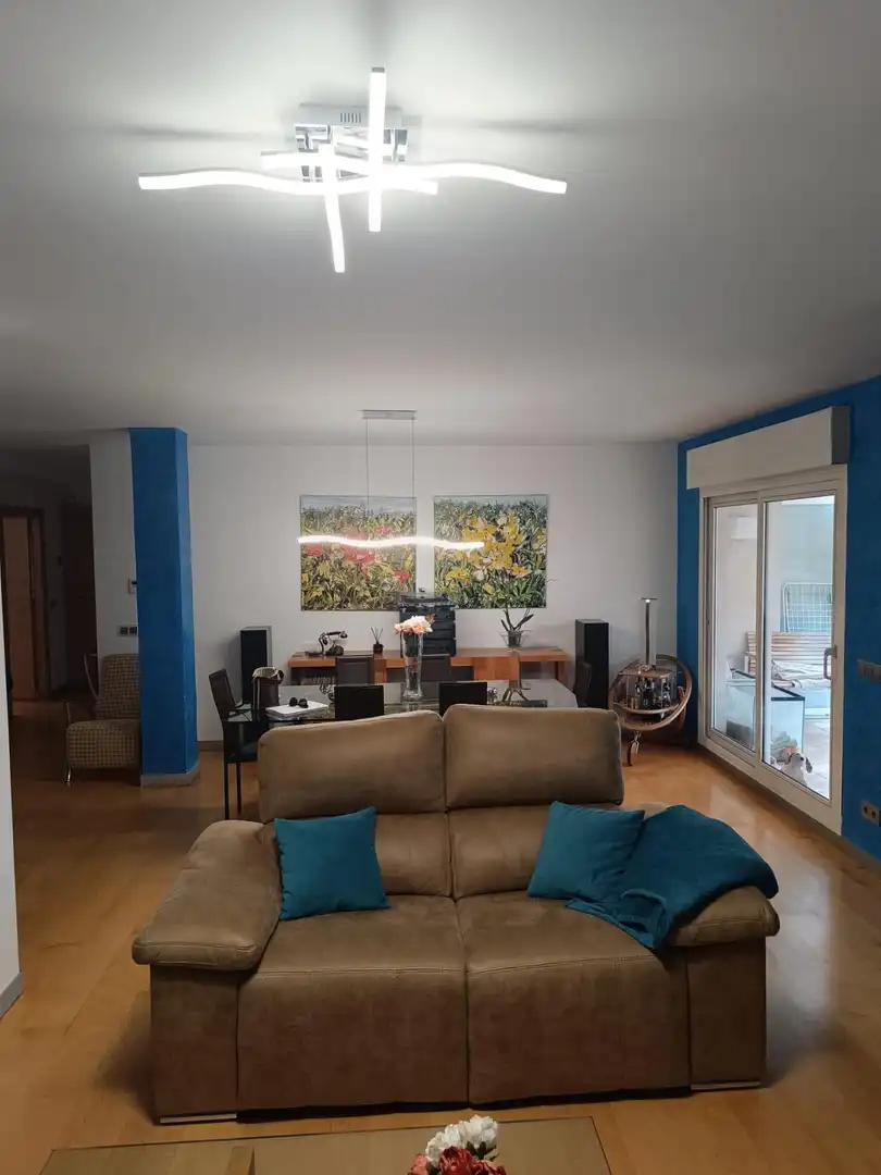 Sala d'estar de Àtic en venda en Murcia amb Aire condicionat, Calefacció i Terrassa