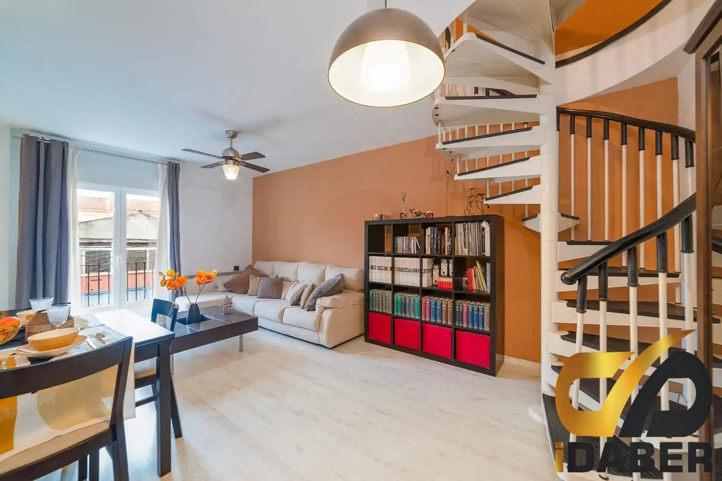 Living room of Duplexes for sale in Numancia de la Sagra  with Air Conditioner, Heating and Balcony