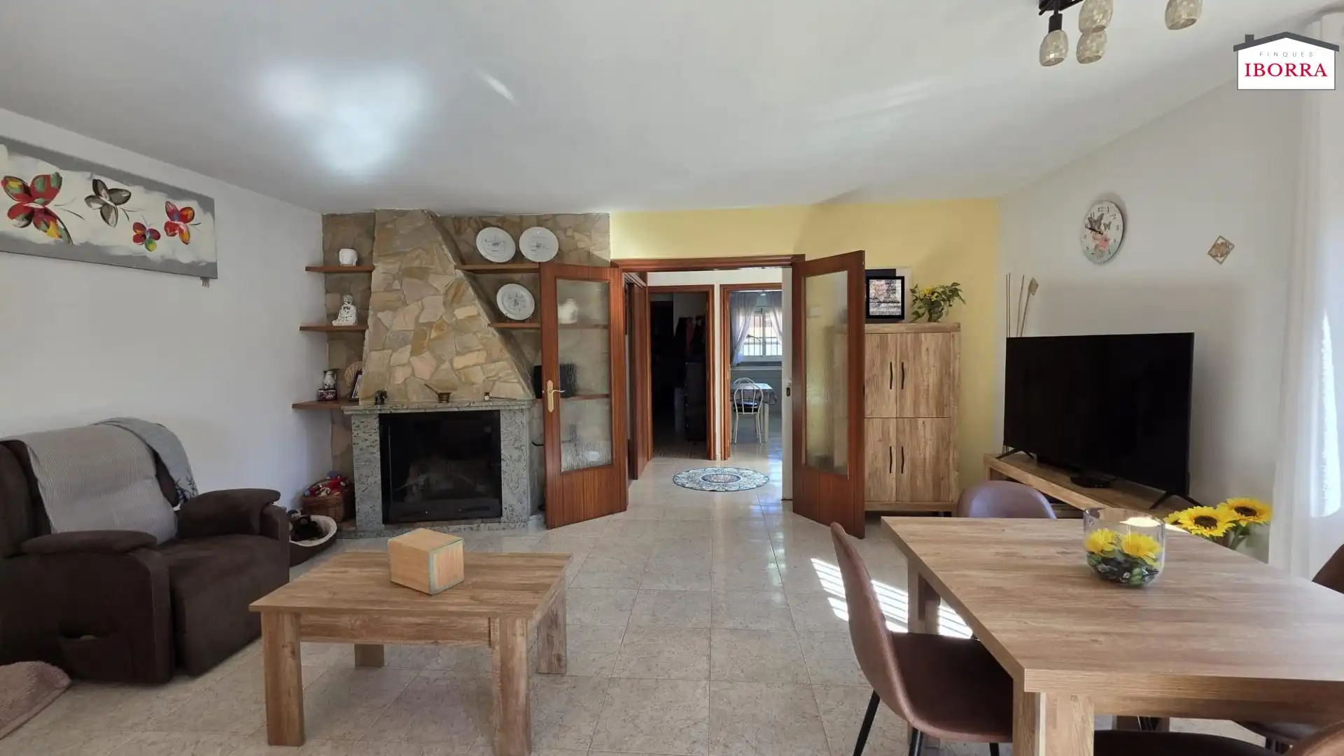 Sala de estar de Casa adosada en venta en Tordera con Calefacción, Jardín privado y Terraza