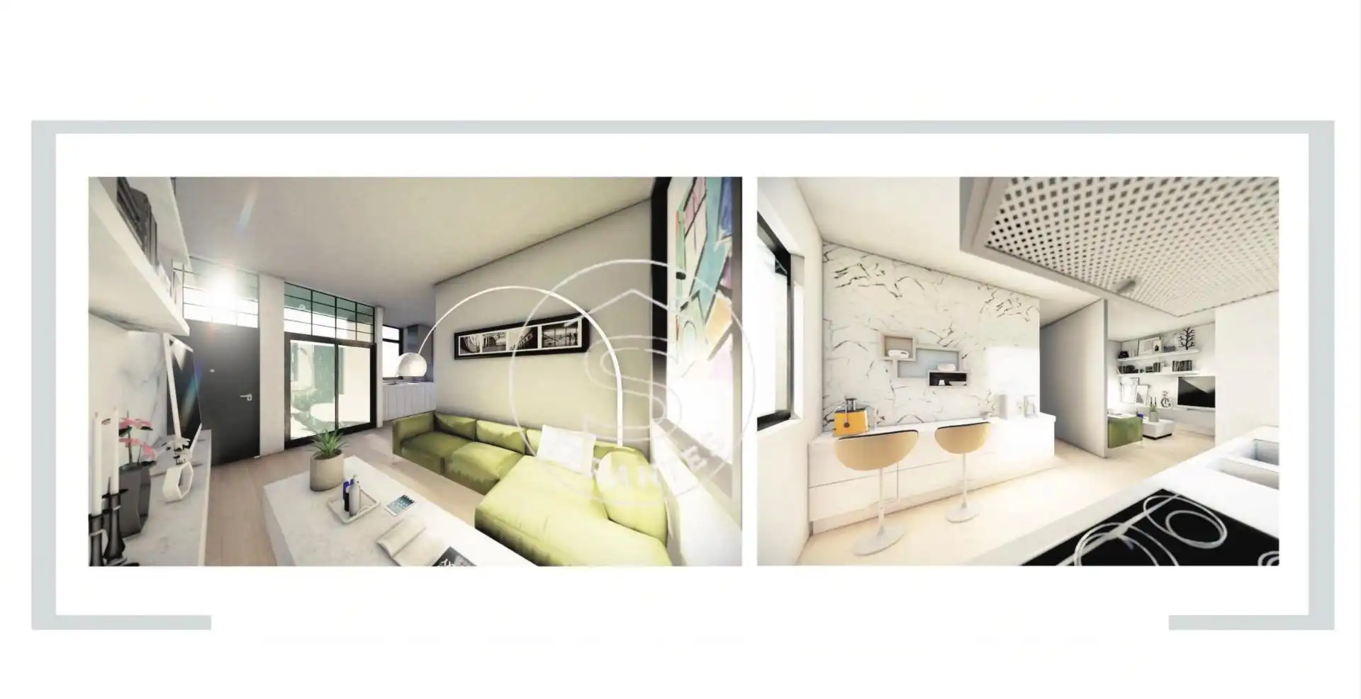 Sala de estar de Loft en venta en  Pamplona / Iruña con Terraza