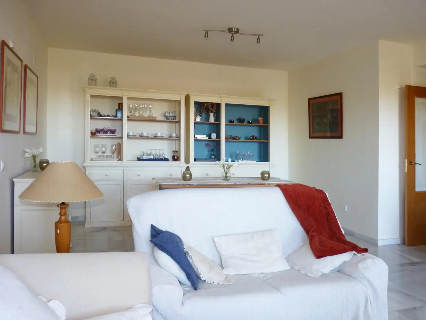 Wohnzimmer von Maisonette zum Verkauf in Vélez-Málaga mit Klimaanlage, Heizung und Privatgarten