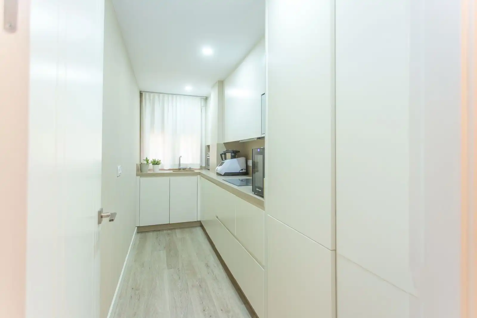 Küche von Wohnung zum Verkauf in Jerez de la Frontera mit Klimaanlage, Heizung und Parkett