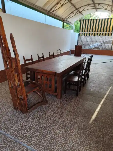 Esszimmer von Country house zur Miete in Motril mit Klimaanlage, Terrasse und Schwimmbad