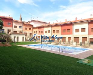 Swimming pool of Single-family semi-detached for sale in Briones  with Heating, Private garden and Parquet flooring