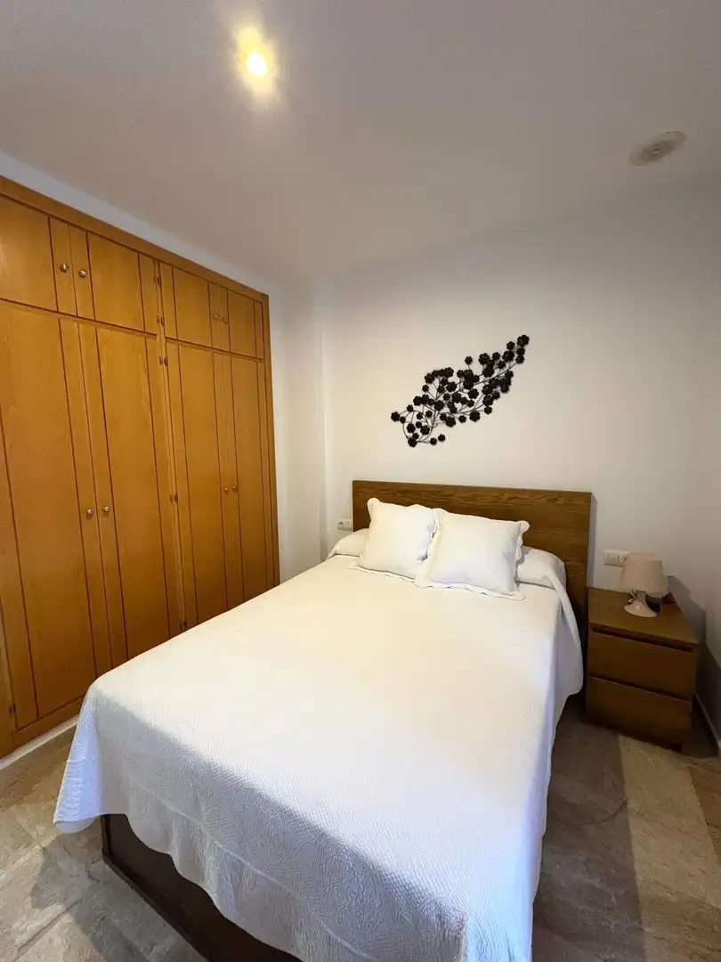 Bedroom of Apartments for rent in Chiclana de la Frontera  with Air Conditioner and Private garden