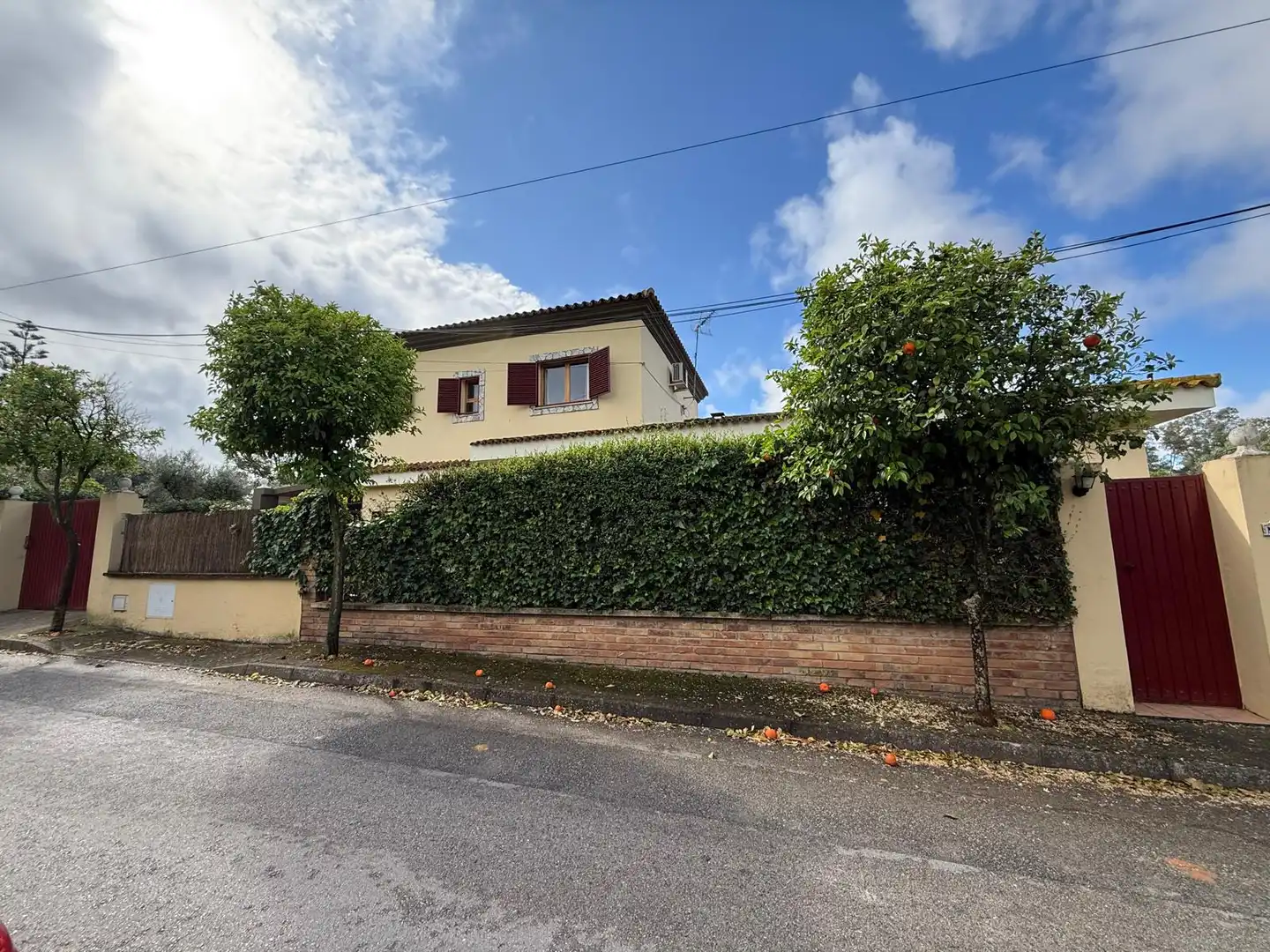 Vista exterior de Casa o chalet en venta en Alcalá de Guadaira con Aire acondicionado, Calefacción y Jardín privado