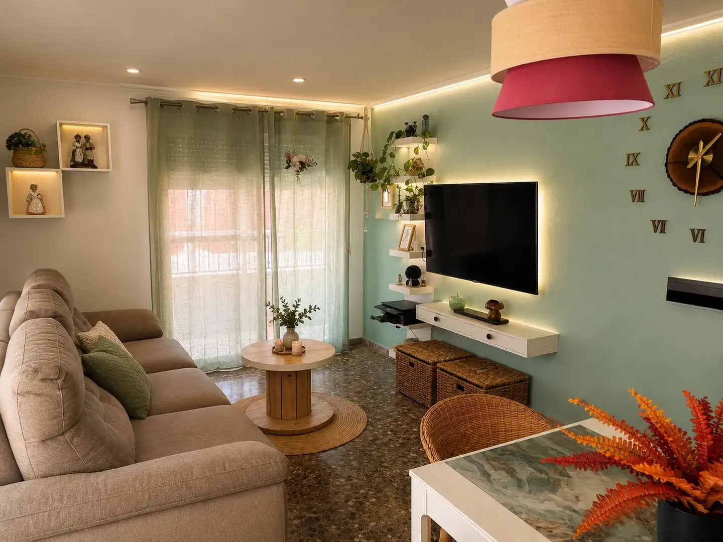 Sala de estar de Ático en venta en Carlet con Aire acondicionado, Calefacción y Terraza