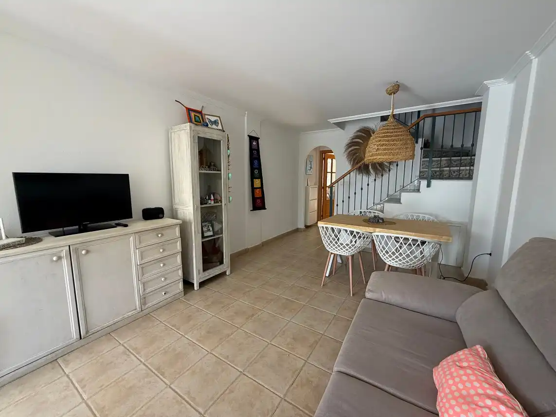 Sala de estar de Casa adosada en venta en Santa Pola con Terraza y Piscina comunitaria
