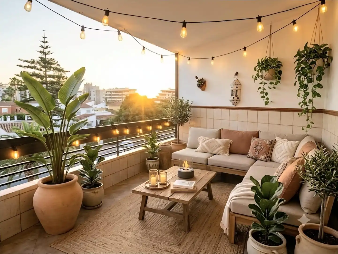 Terrasse von Wohnung zum Verkauf in Torremolinos mit Privatgarten, Terrasse und Gemeinschaftspool
