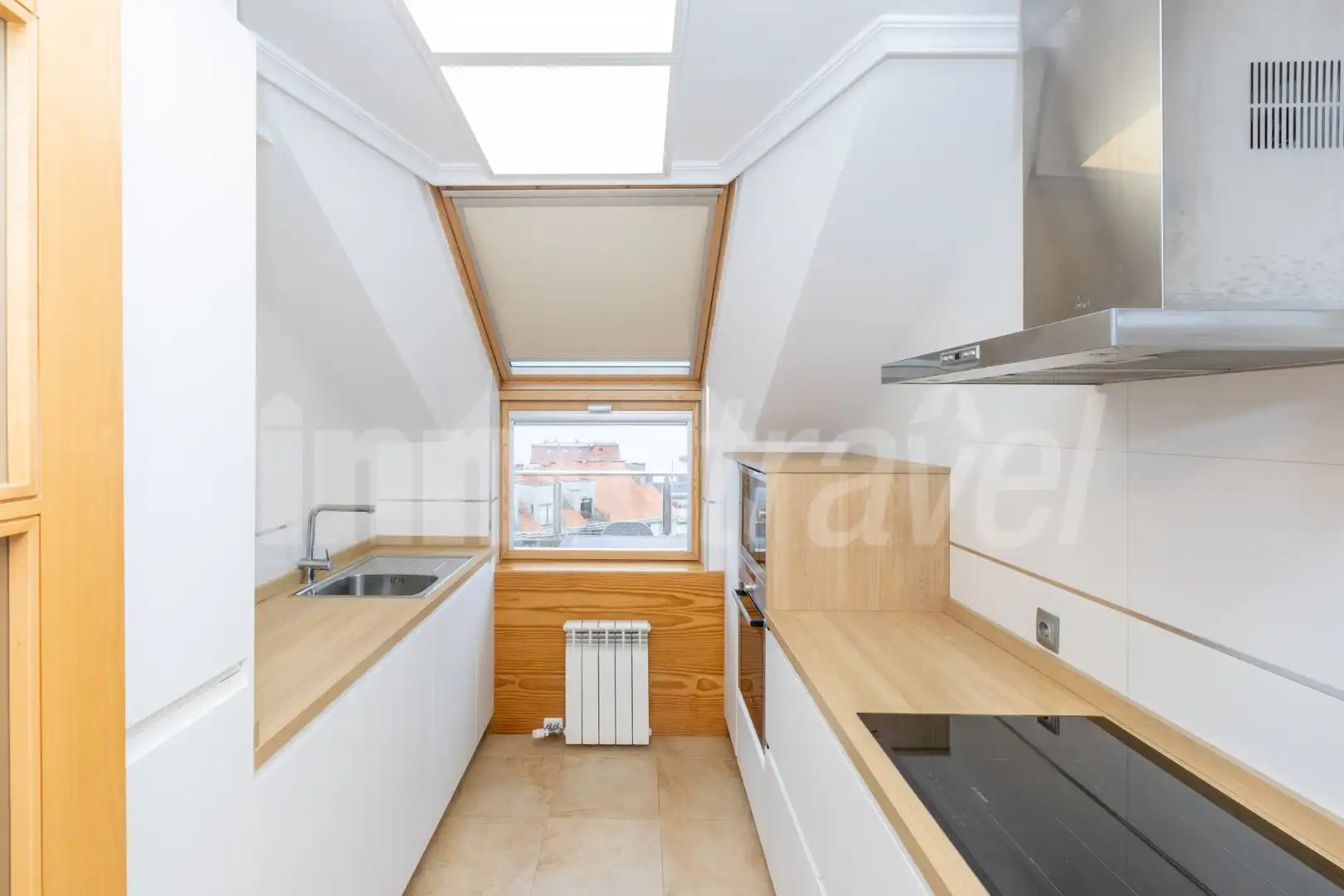 Kitchen of Attic for sale in Sanxenxo  with Air Conditioner, Heating and Terrace