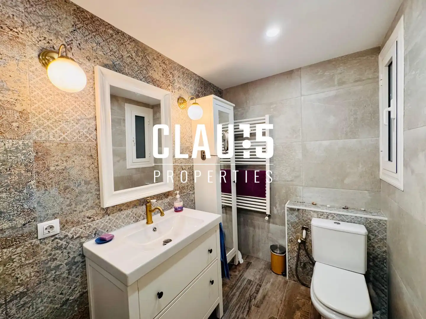 Bathroom of Flat for sale in Blanes  with Heating, Parquet flooring and Balcony