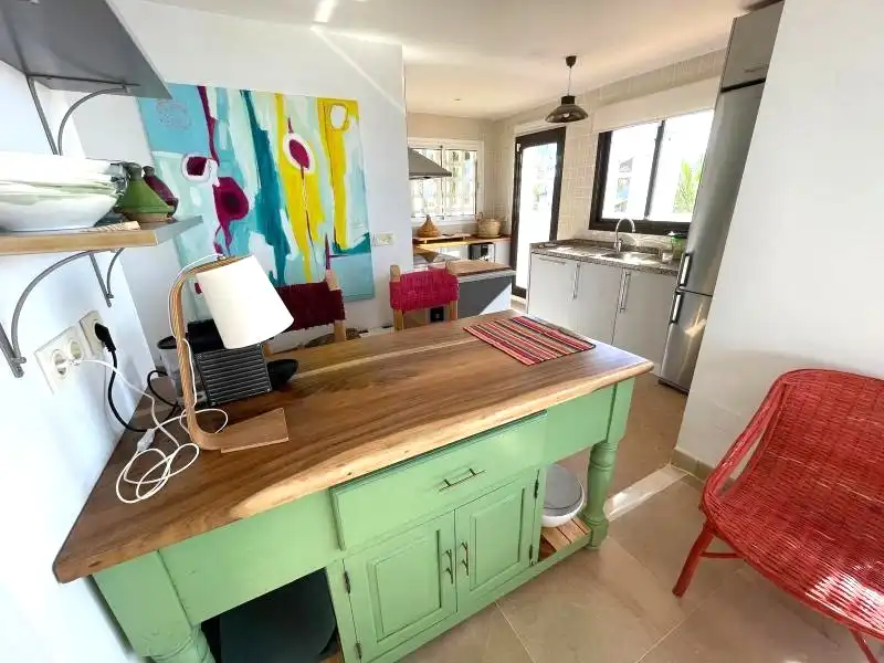 Kitchen of Attic for rent in La Alcaidesa  with Air Conditioner, Heating and Terrace