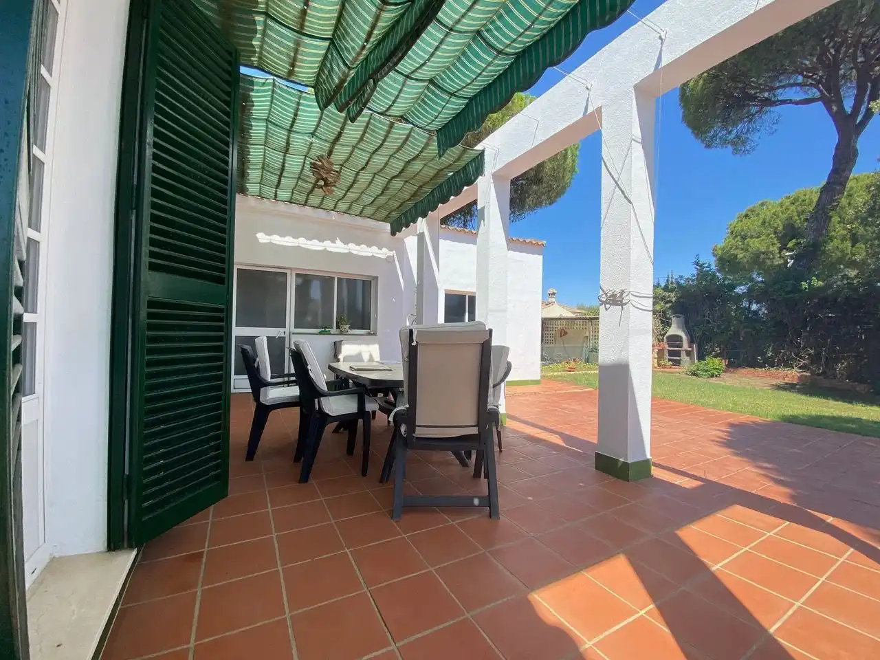 Jardín de Casa o chalet en venta en Aljaraque con Aire acondicionado, Jardín privado y Trastero