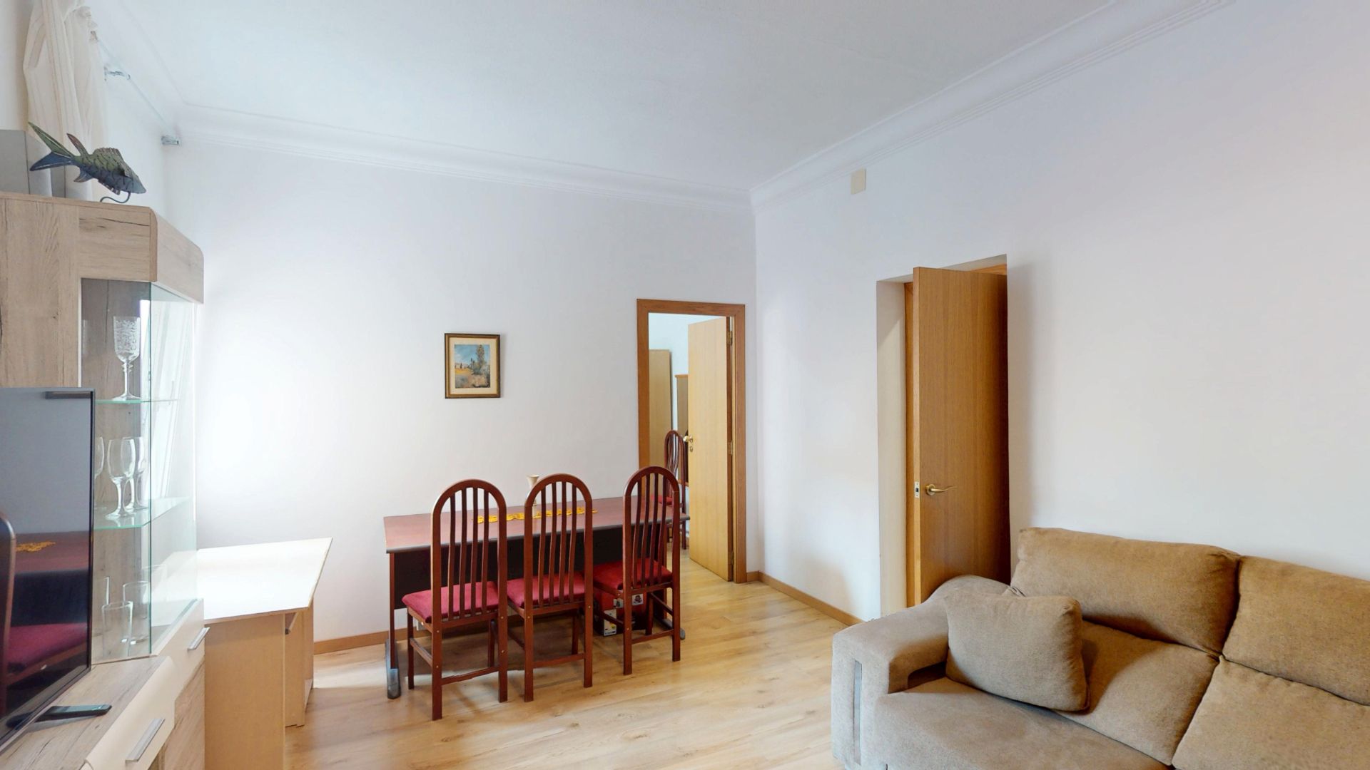 Bedroom of Flat for sale in  Valencia Capital  with Air Conditioner, Furnished and Balcony