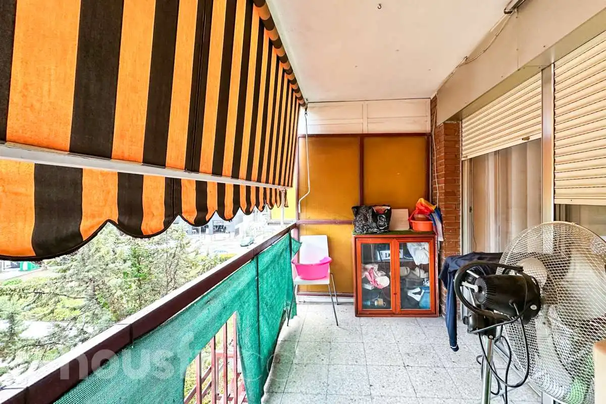 Balcony of Flat for sale in Móstoles  with Air Conditioner, Terrace and Storage room