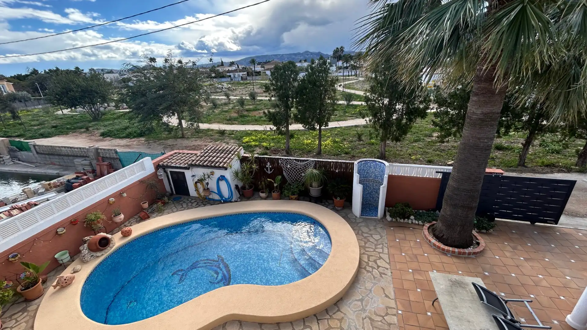 Piscina de Casa o xalet en venda en Els Poblets amb Calefacció, Jardí privat i Terrassa