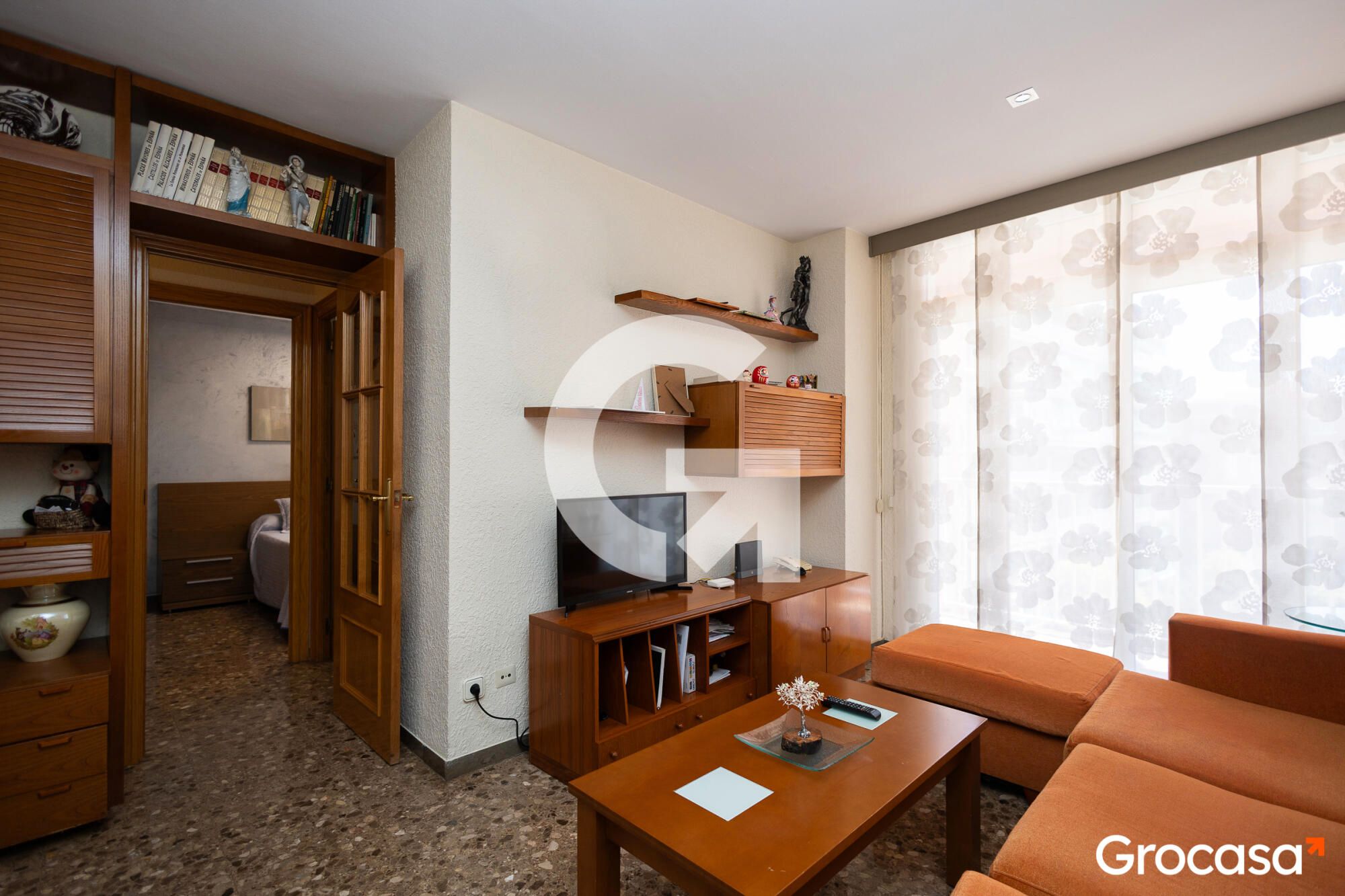 Living room of Flat for sale in Gavà  with Heating, TV and Balcony
