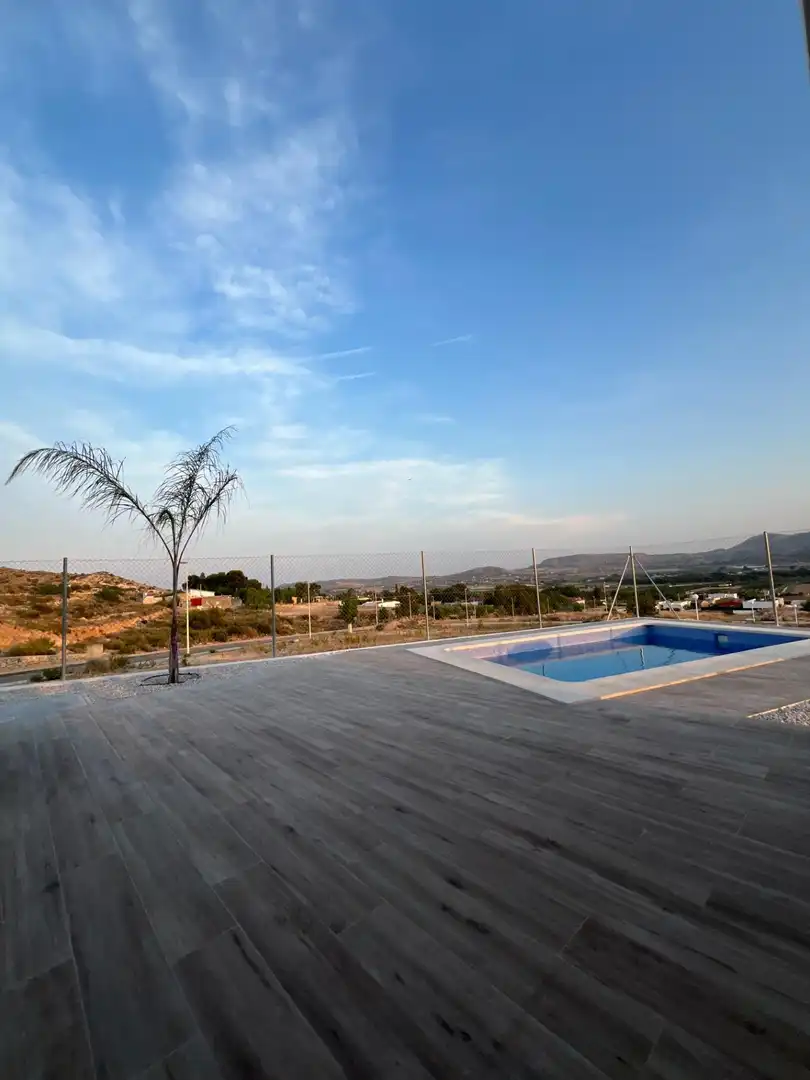 Swimming pool of Houses for sale in Aspe  with Private garden, Terrace and Storage room