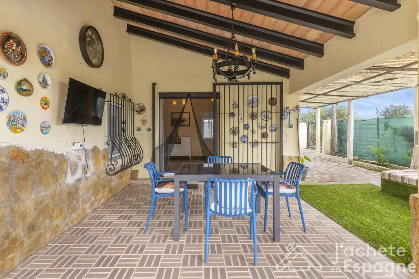 Terrassa de Casa o xalet en venda en Gandia