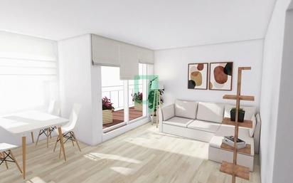 Living room of Flat for sale in Badalona  with Air Conditioner, Heating and Balcony