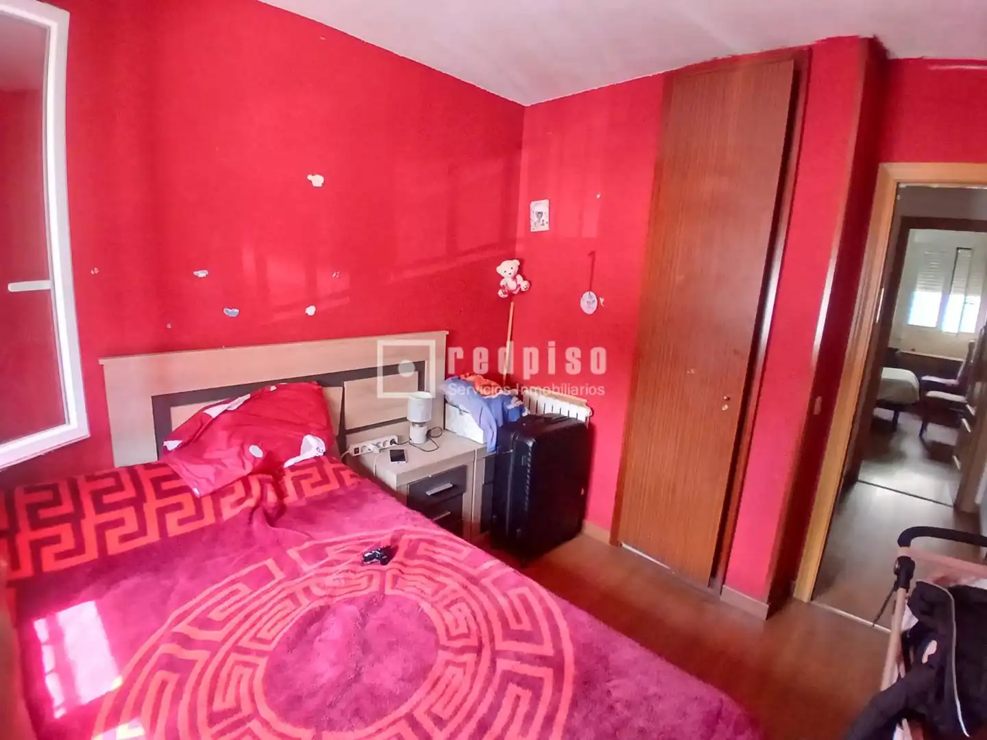 Bedroom of Flat for sale in Madrid  with Air Conditioner, Heating and Private garden