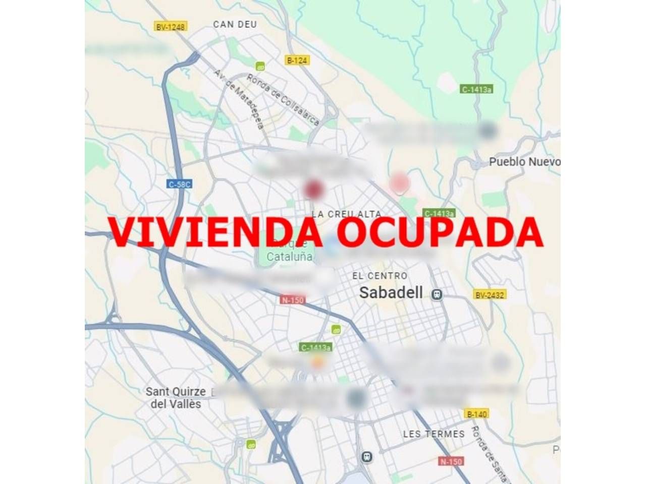 Vista exterior de Casa adosada en venta en Sabadell