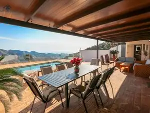 Terrassa de Finca rústica de lloguer en Almuñécar amb Aire condicionat, Jardí privat i Terrassa