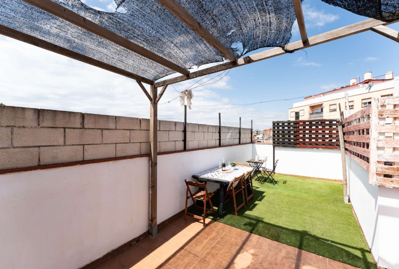 Terrassa de Apartament per a compartir en Málaga Capital amb Aire condicionat, Terrassa i Moblat