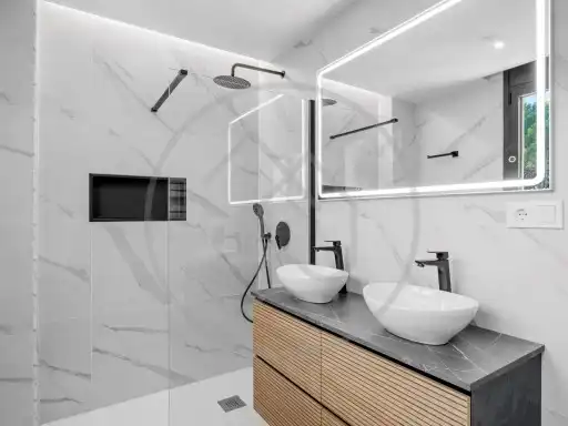 Bathroom of Houses for sale in Calonge i Sant Antoni  with Air Conditioner, Heating and Private garden