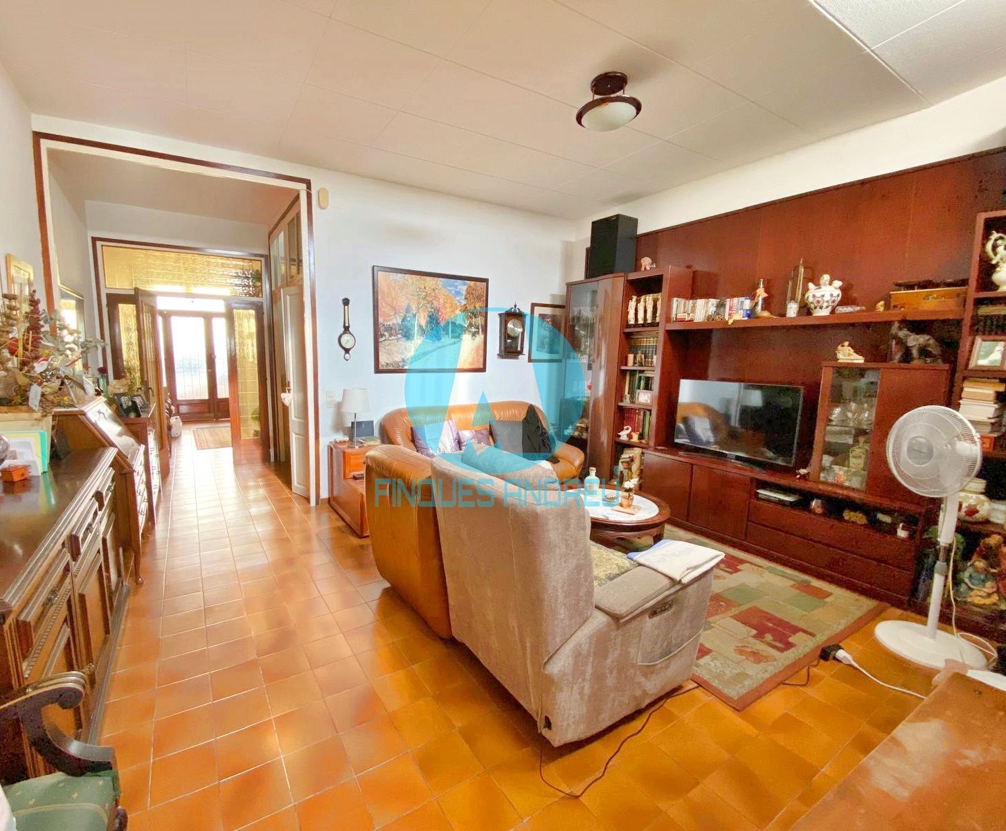 Living room of Single-family semi-detached for sale in Mataró  with Private garden and Storage room