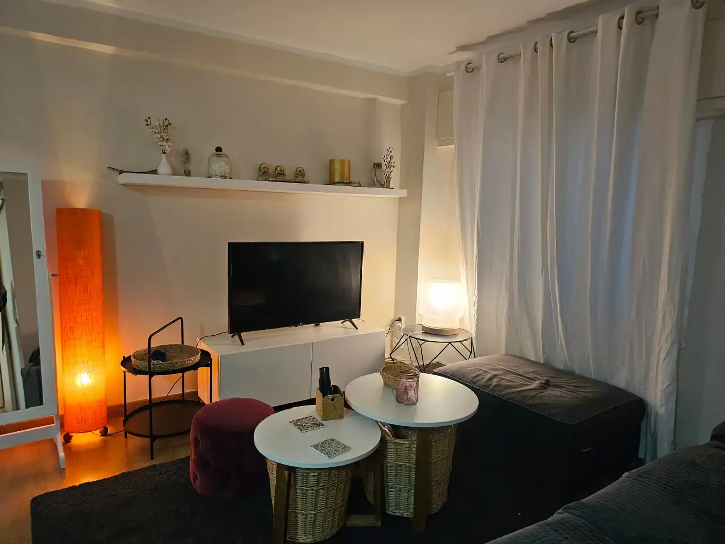 Living room of Attic for rent in  Murcia Capital  with Air Conditioner, Heating and Parquet flooring