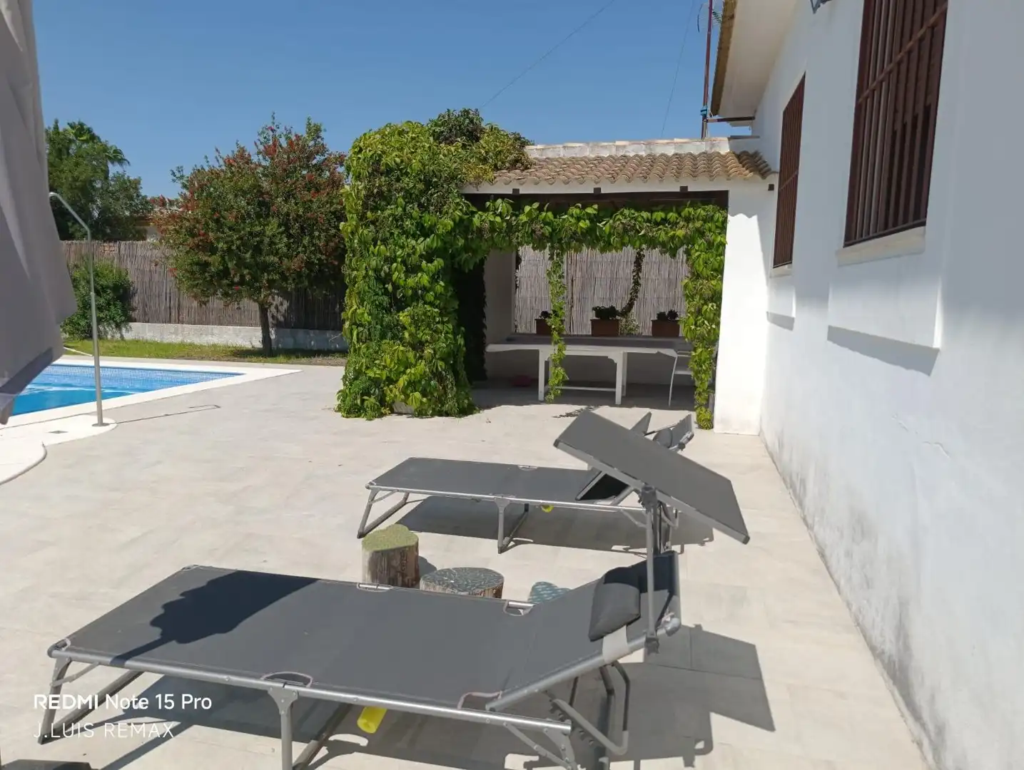 Terraza de Casa o chalet en venta en Hinojos con Aire acondicionado, Piscina y Amueblado