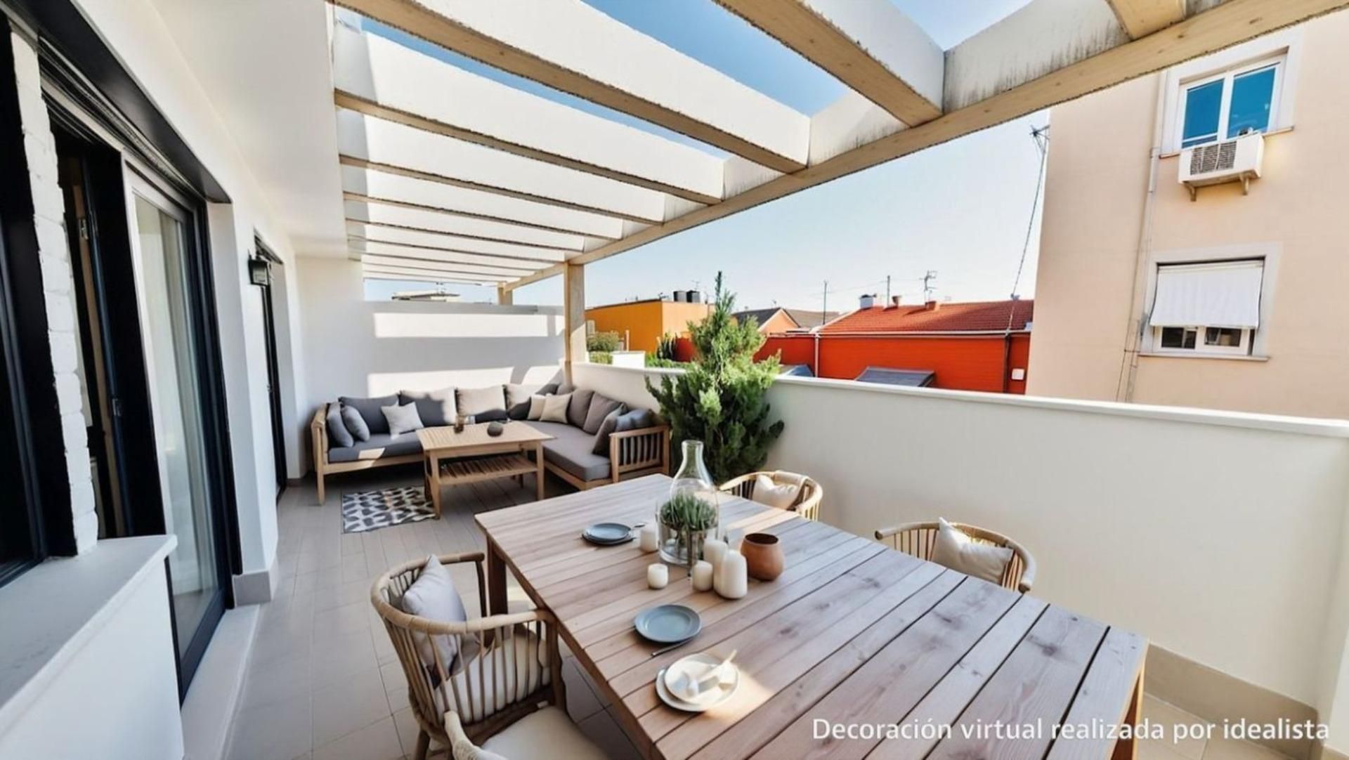 Terrace of Attic for sale in  Madrid Capital  with Air Conditioner, Heating and Terrace