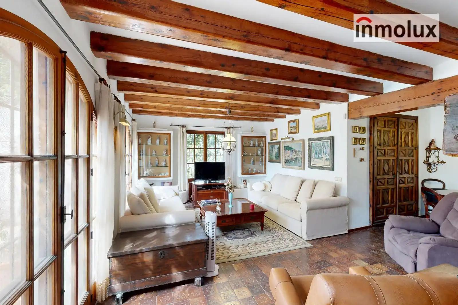 Living room of Houses for sale in Sant Joan d'Alacant  with Air Conditioner, Heating and Terrace