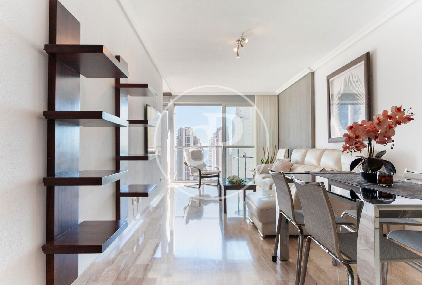 Living room of Flat for sale in Benidorm  with Air Conditioner, Heating and Private garden