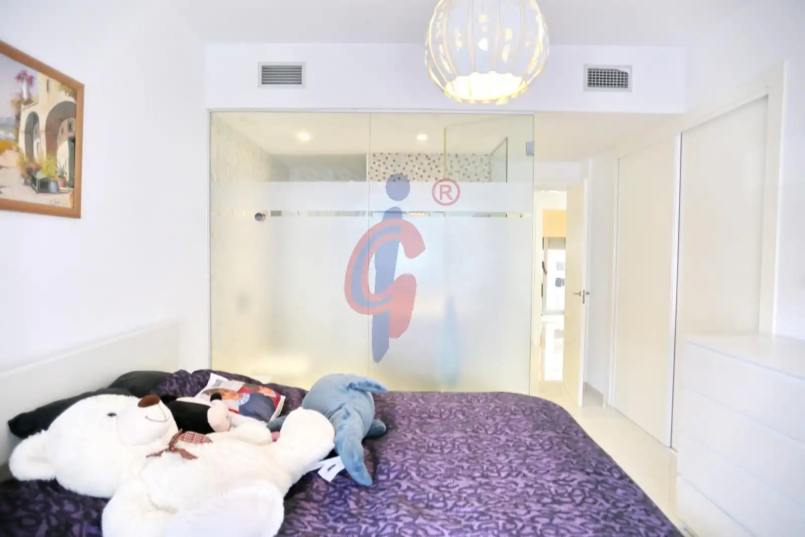Habitación de Apartamento en venta en Guardamar del Segura con Aire acondicionado, Jardín privado y Terraza