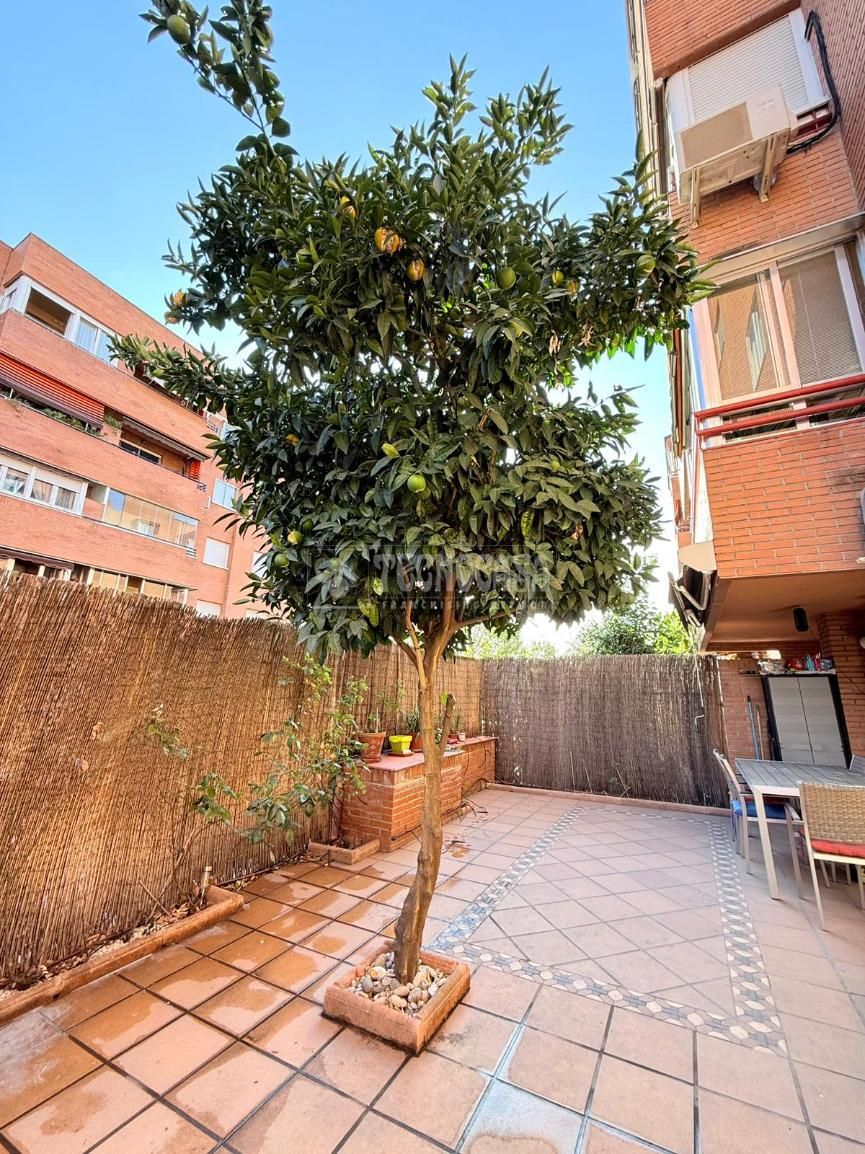 Garden of Flat for sale in Alcobendas  with Air Conditioner, Heating and Parquet flooring