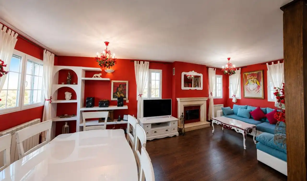 Living room of Houses for sale in Torremocha de Jarama  with Heating, Private garden and Terrace