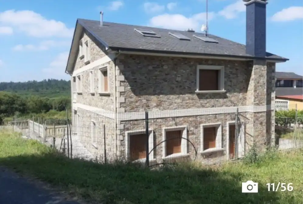 Vista exterior de Casa o chalet en venta en Oza dos Ríos con Jardín privado, Terraza y Trastero