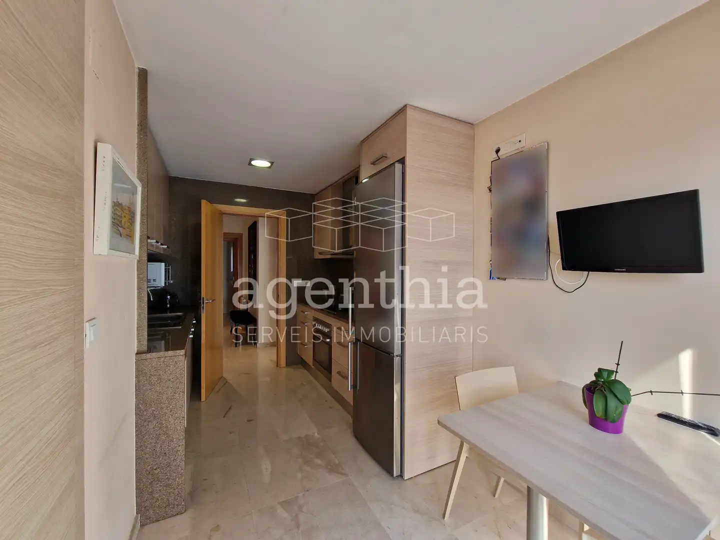 Küche von Wohnung zum Verkauf in Girona mit Klimaanlage, Heizung und Terrasse