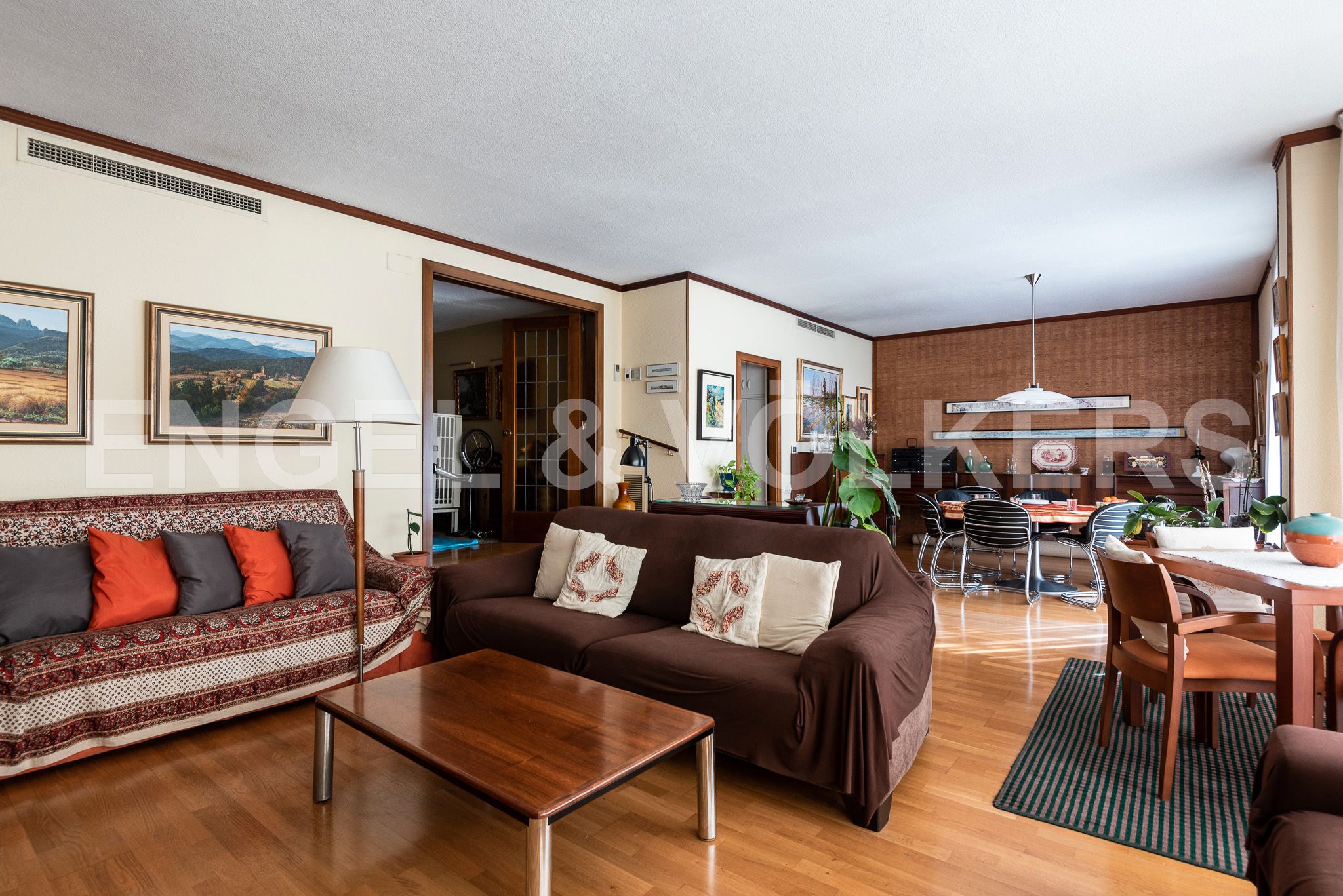 Sala d'estar de Apartament en venda en Badalona amb Aire condicionat, Calefacció i Parquet