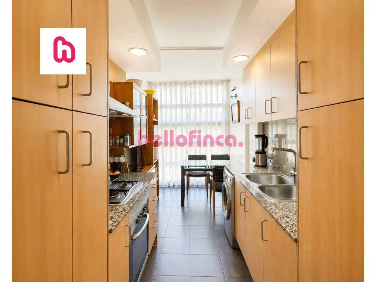 Küche von Maisonette zum Verkauf in Badalona mit Heizung, Parkett und Terrasse