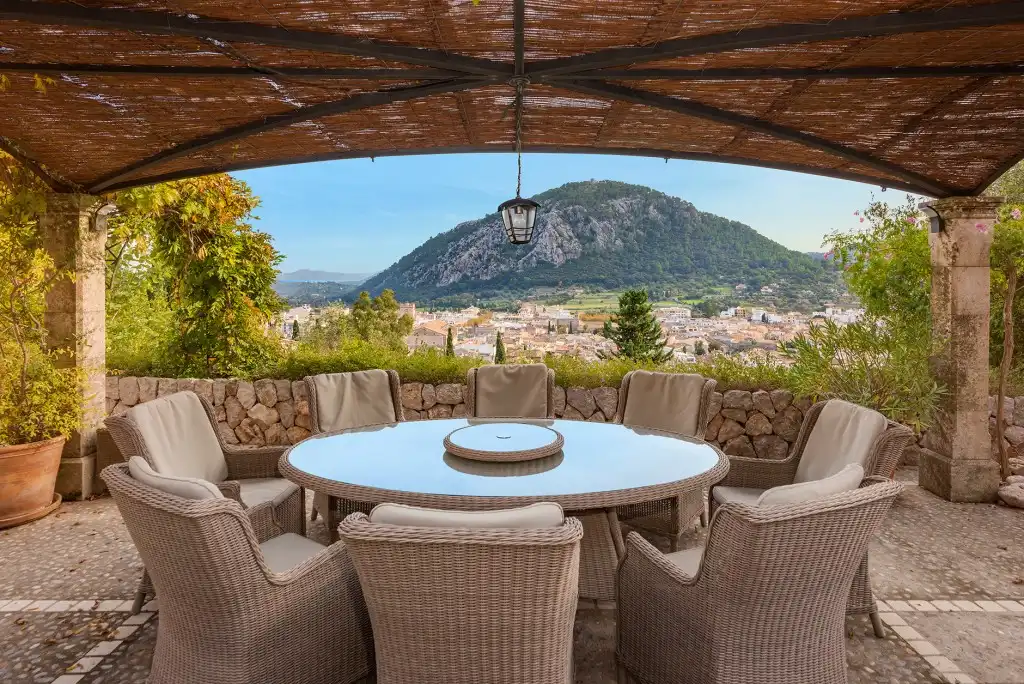 Terrasse von Haus oder Chalet zum Verkauf in Pollença mit Klimaanlage, Heizung und Privatgarten