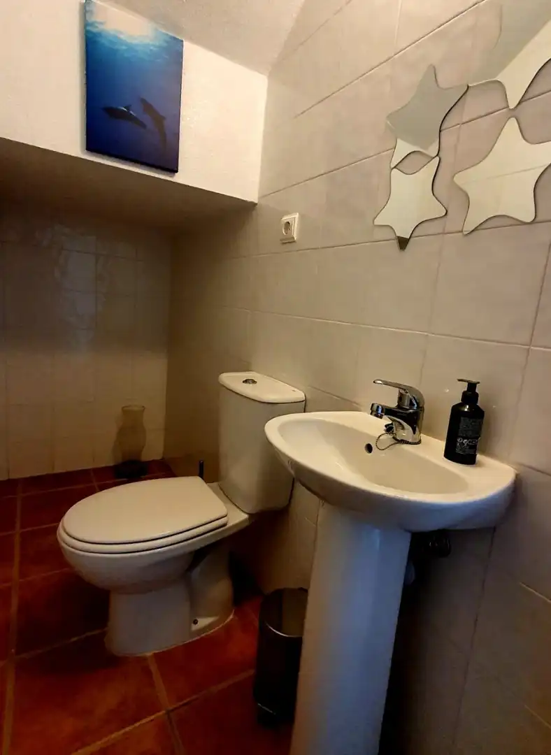 Badezimmer von Einfamilien-Reihenhaus zur Miete in Elche / Elx mit Privatgarten, Terrasse und Möbliert