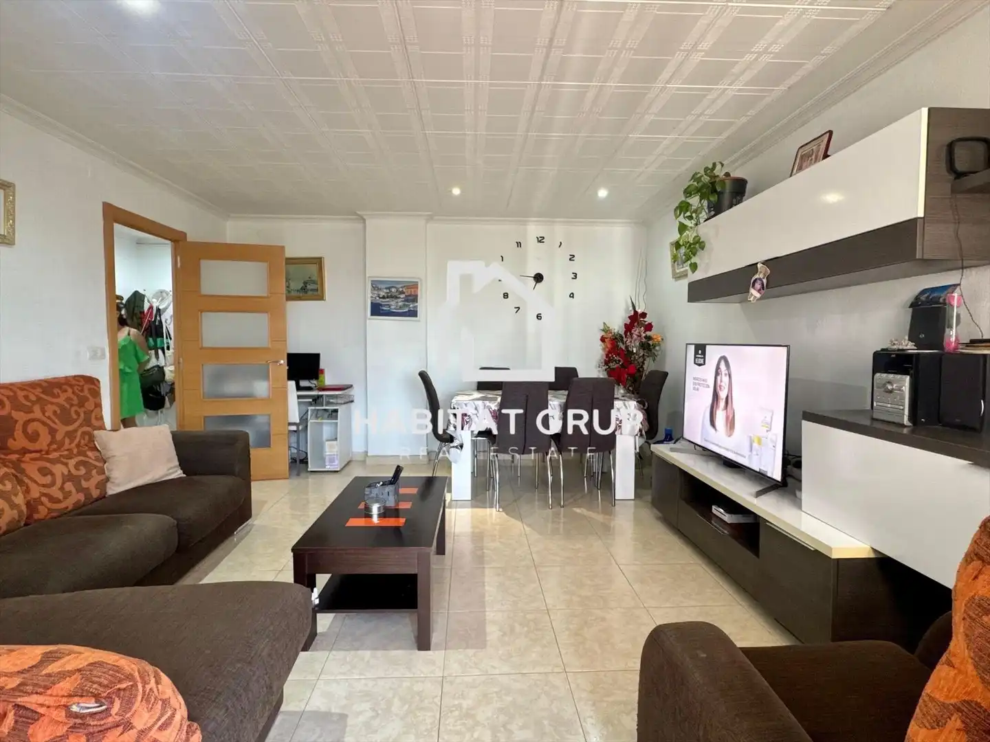 Living room of Flat for sale in Girona  with Heating and Terrace