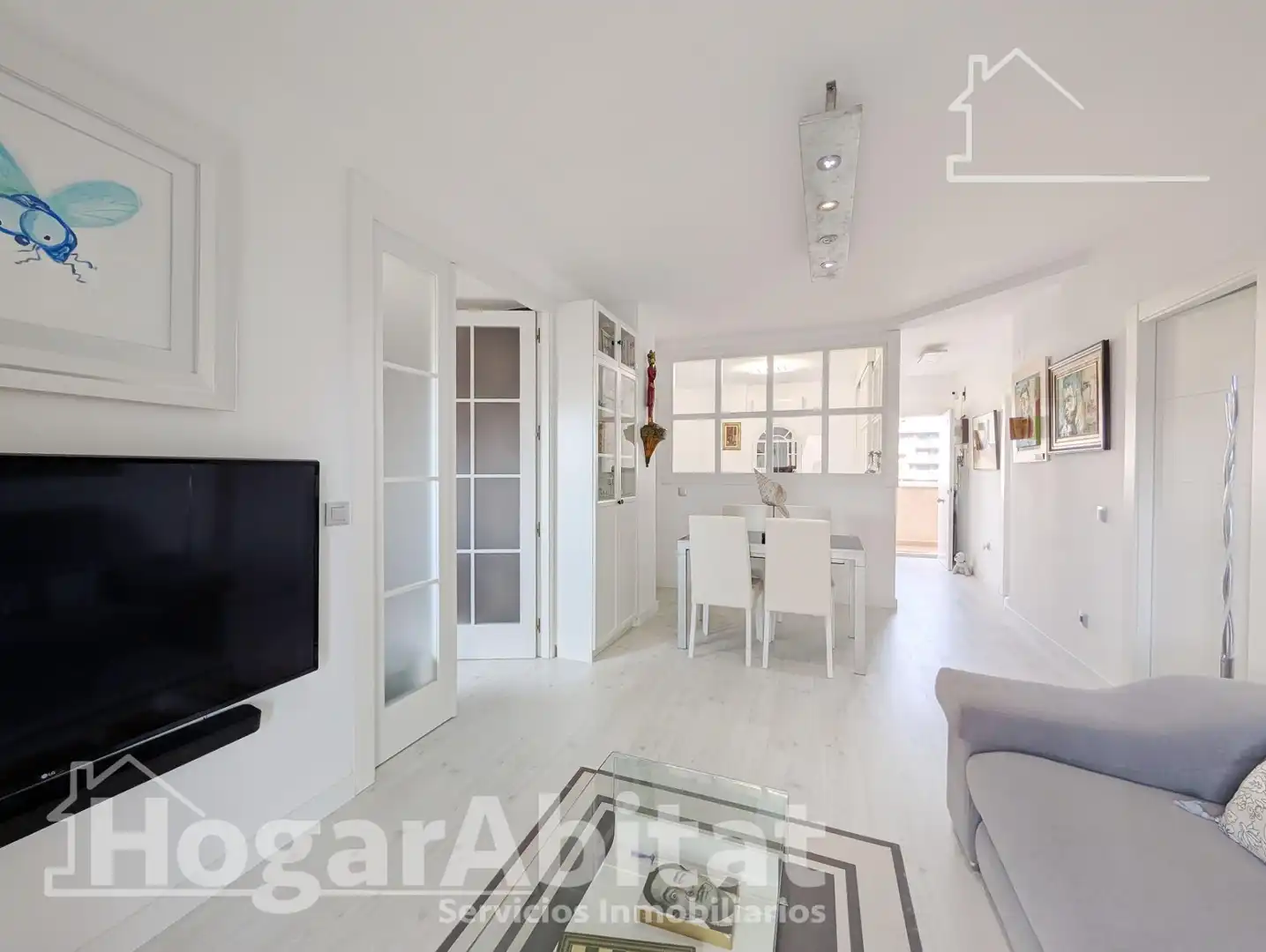 Living room of Flat for sale in Elche / Elx  with Air Conditioner, Heating and Parquet flooring